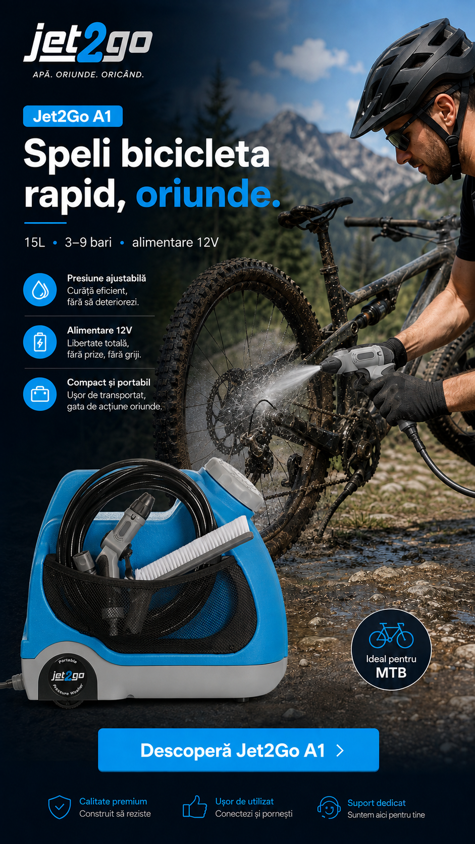 Jet2go pentru biciclete