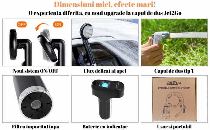 Dus portabil cu acumulator Jet2Go [14]