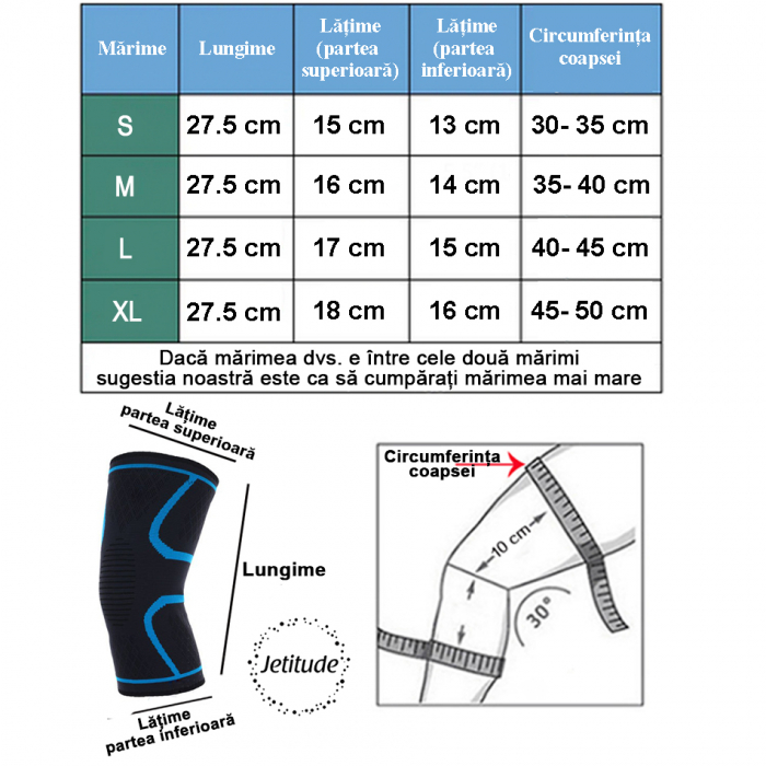 Genunchiera elastica Negru cu albastru [5]