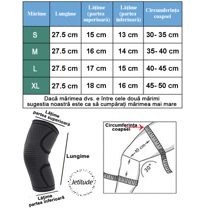 Genunchiera elastica Negru cu gri [5]