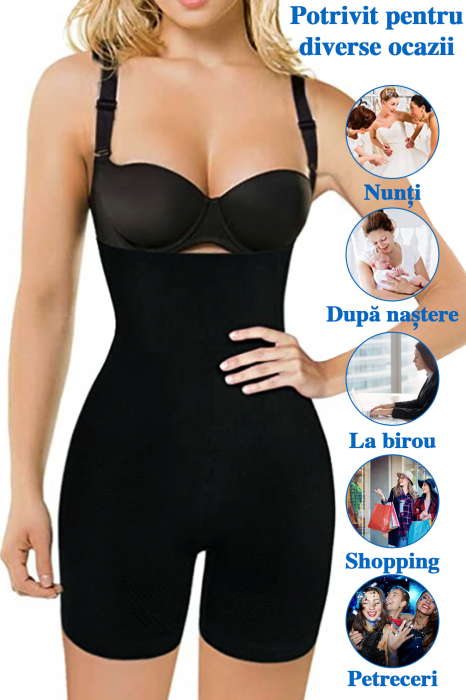 Lenjerie modelatoare cu talie inalta tip pantalon [5]