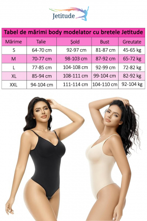 Body modelator cu bretele ajustabile [6]