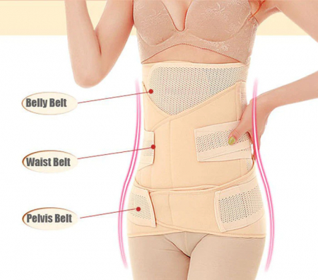 Centura Abdominala Postnatala Premium Jetitude™ cu 3 piese, pentru Recuperare dupa Cezariana, Nastere Naturala sau alte Operatii [4]