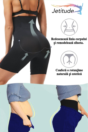Lenjerie modelatoare cu talie inalta tip pantalon [2]