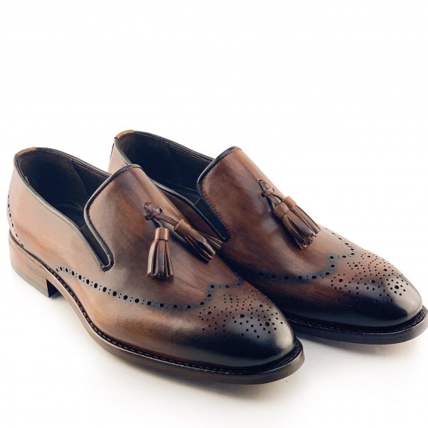 Pantofi eleganti handmade din piele - Vincenzo Maro [2]