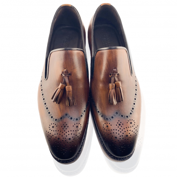 Pantofi eleganti handmade din piele - Vincenzo Maro [6]