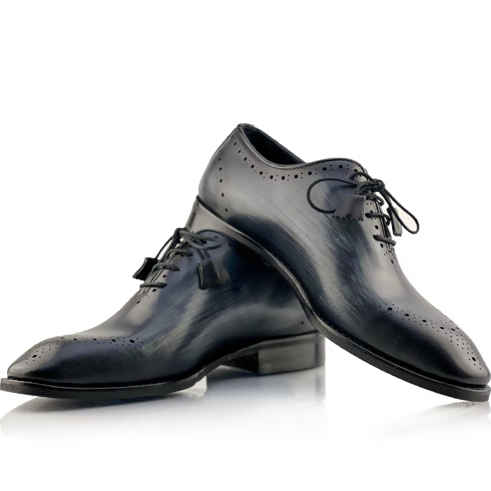 Pantofi eleganti handmade din piele – Alberto Gri jovigo imagine noua 2022