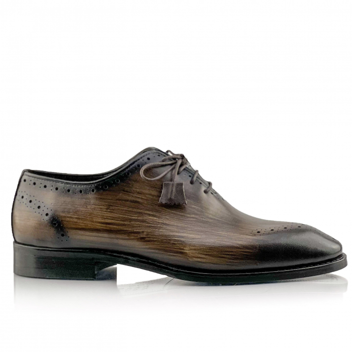 Pantofi eleganti handmade din piele - Alberto Maro inchis [2]
