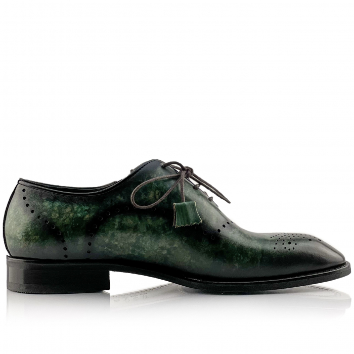 Pantofi eleganti handmade din piele - Vito Verzi [4]