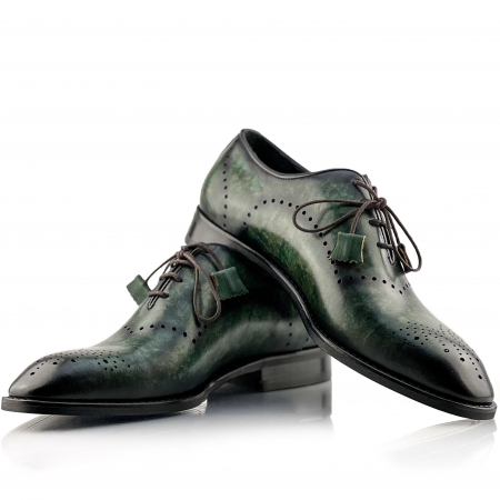 Pantofi eleganti handmade din piele - Vito Verzi [0]