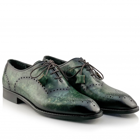 Pantofi eleganti handmade din piele - Vito Verzi [1]