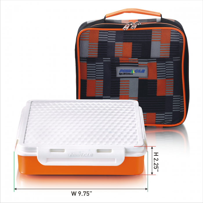 Cutie alimente Lunch Box 4 compartimente, Penta Go, Portocaliu [2]
