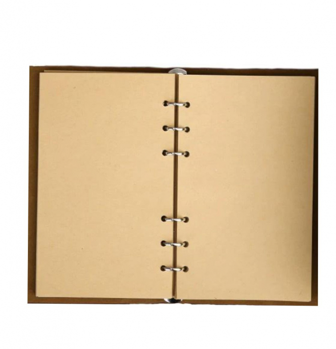 Agenda cu coperta din piele ecologica, BUSOLA, 23X16 CM, Albastru [2]