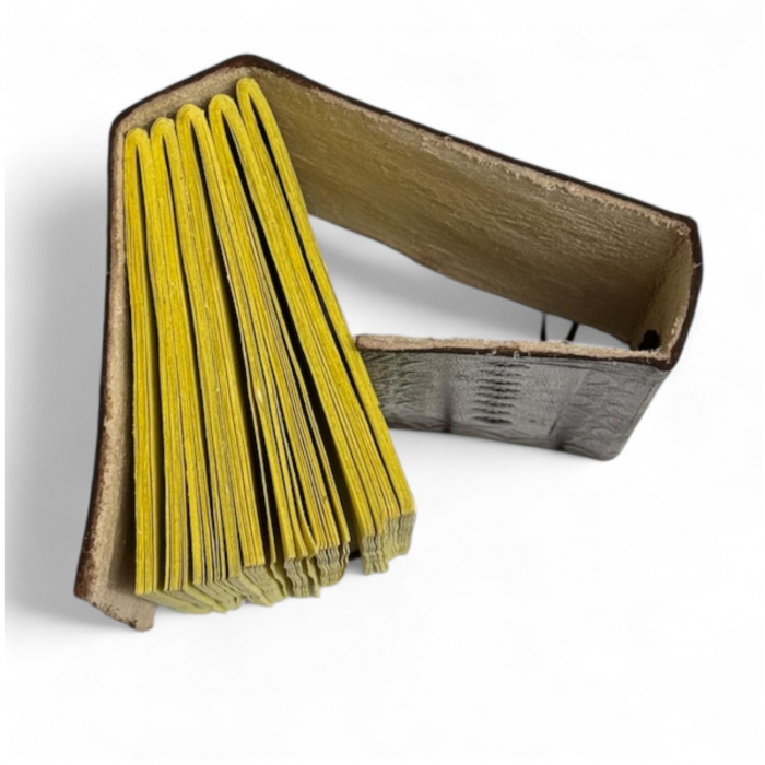 Agenda-Jurnal BUDDHA, Coperta Piele Ecologica, 100 File, 13x10x2 cm [6]