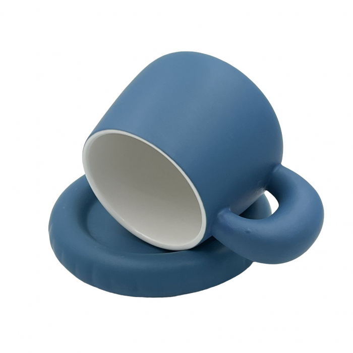 Cana cu farfurie din ceramica NORDIC STYLE, 300 ml [2]