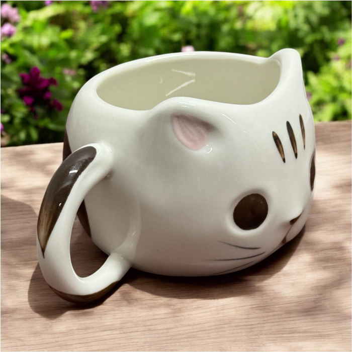 Cana din Portelan CAT, 400 ml – Design Amuzant cu Forma de Pisica [10]