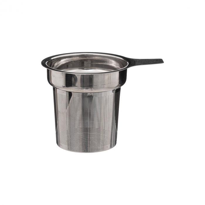 Cana din sticla termorezistenta cu infuzor metalic si capac lemn, 450 ML [3]