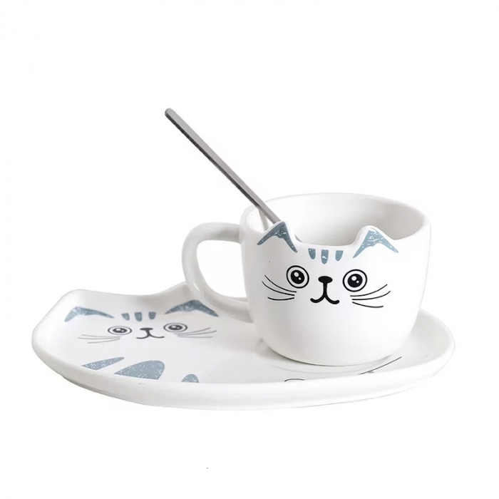Set 4 Cesti cu platouri si lingurite, CAT [5]