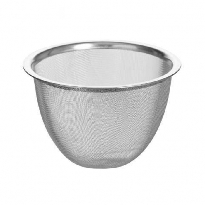 Ceainic din Ceramica cu infuzor metalic si maner Bambus, NATURAL Bej, 800ml [3]