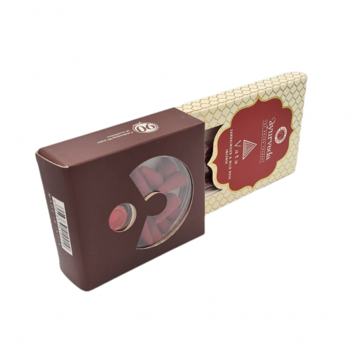 Set Betisoare si Conuri parfumate cu suport, Sandalwood & Wild Rose, 25g [2]