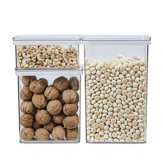 Cutie 2 Litri etansa depozitare alimente, STORAGE, 20x10x13.5 cm [6]