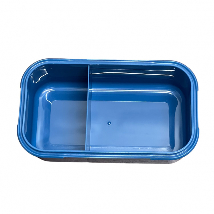 Cutie Alimente LUNCH BOX, 2 compartimente cu Lingurita si Furculita, 1100 ml [2]