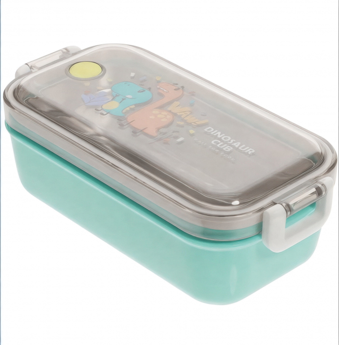 Cutie pentru alimente – Lunch Box copii, 350 ml, 1 compartiment, interior inox [2]