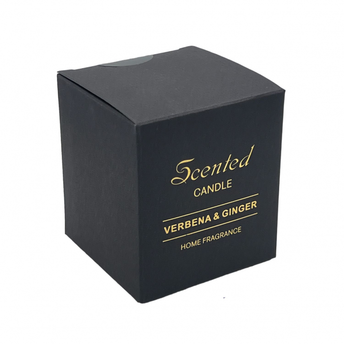 Lumanare parfumata VERBENA & GINGER, pahar sticla 8x7 cm, 120gr [3]