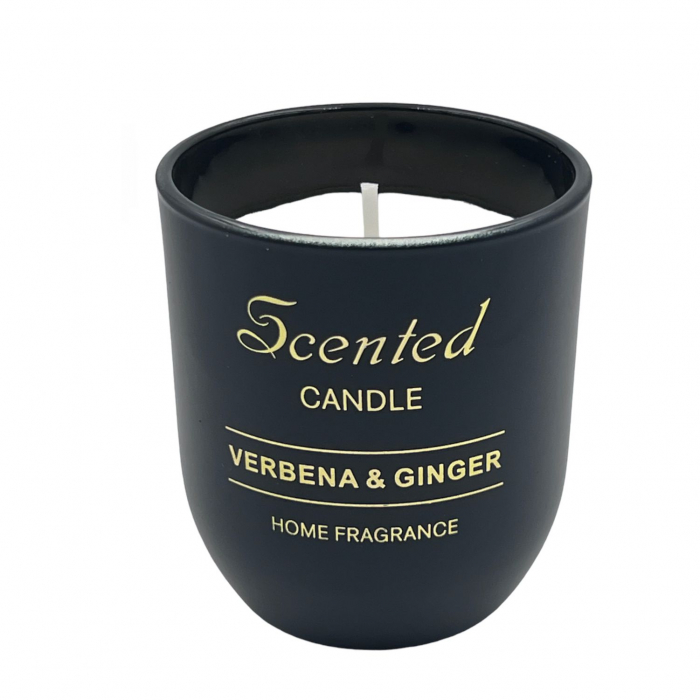 Lumanare parfumata VERBENA & GINGER, pahar sticla 8x7 cm, 120gr [2]