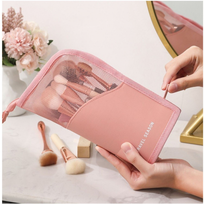 Organizator geanta Makeup Dama, TRAVEL SEASON, 13x13.5x25cm [3]
