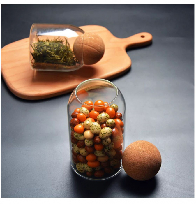 Set 4 recipiente din sticla borosilicata, SPHERE [6]