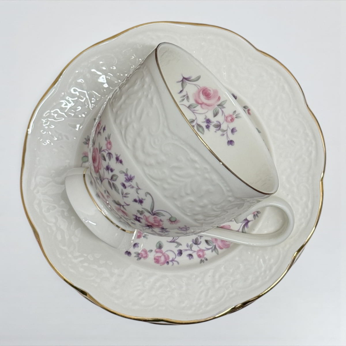 Serviciu Portelan Vintage Elegance, 2 Cesti si farfurii, ROMANCE [2]