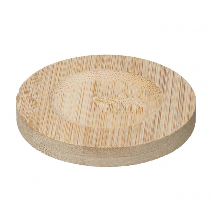 Set 4 Cupe din Portelan cu suporturi Bambus, 130ml [4]