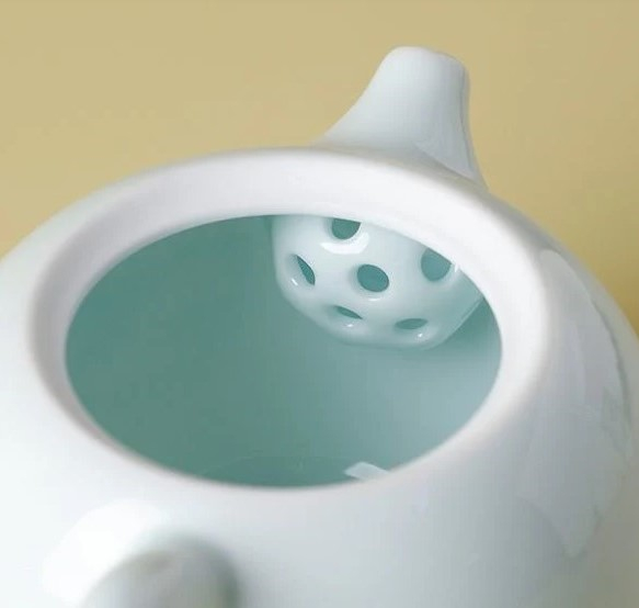 Set ceai premium „ROYAL MINI” din portelan lucios, ceainic 200 ml, 3 cupe, recipient si tava 27x12cm [5]