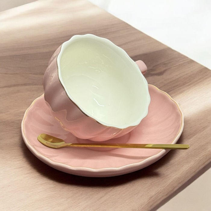 Set Ceasca, Farfurie si Lingurita, STYLE [2]