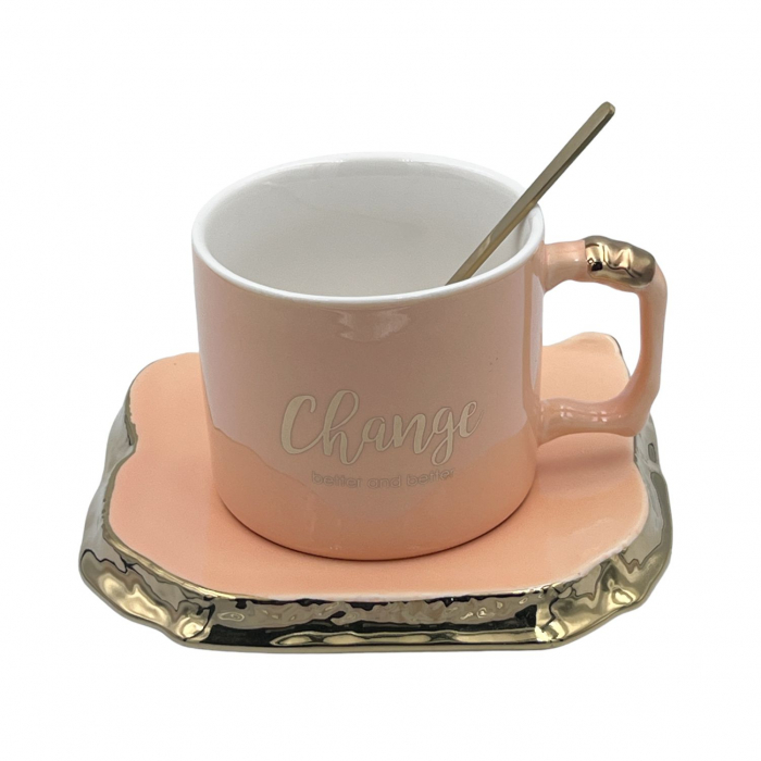 Set Ceasca si Farfurie, CHANGE, 250 ml [2]