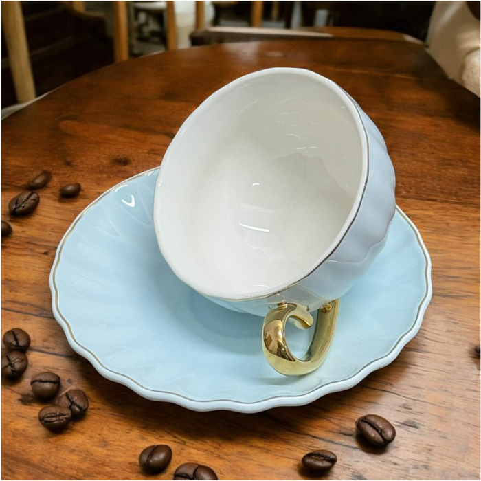 Set Ceasca si Farfurie din portelan, LONDON, 200 ml [5]