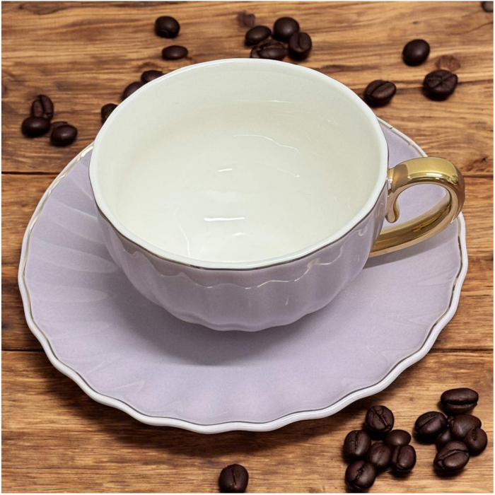 Set Ceasca si Farfurie din portelan, LONDON, 200 ml [14]