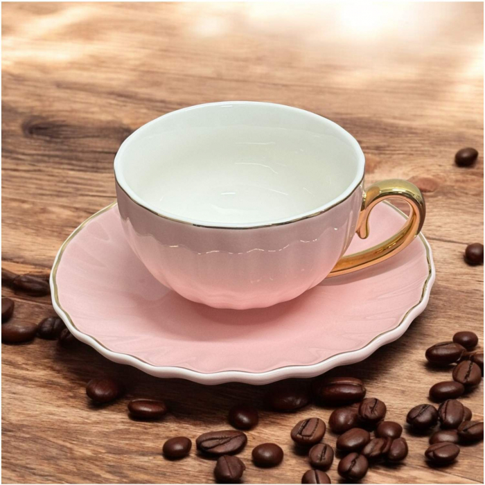 Set Ceasca si Farfurie din portelan, LONDON, 200 ml [18]