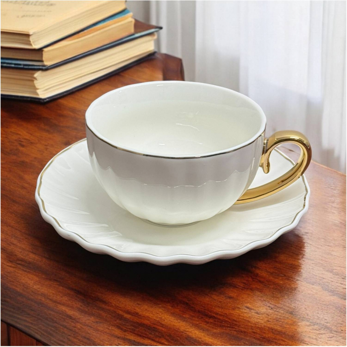 Set Ceasca si Farfurie din portelan, LONDON, 200 ml [14]