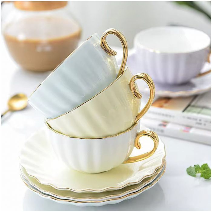 Set Ceasca si Farfurie din portelan, LONDON, 200 ml [2]