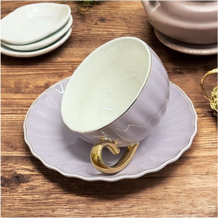 Set Ceasca si Farfurie din portelan, LONDON, 200 ml [13]
