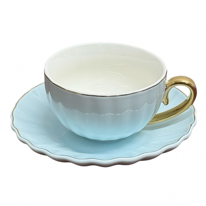 Set Ceasca si Farfurie din portelan, LONDON, 200 ml [4]