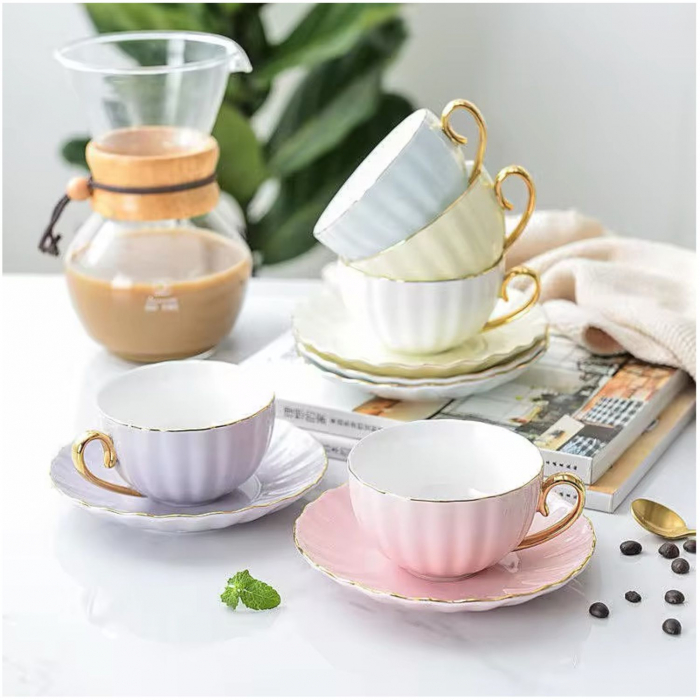 Set Ceasca si Farfurie din portelan, LONDON, 200 ml [3]