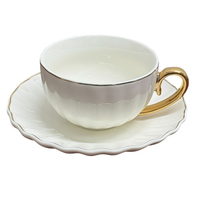 Set Ceasca si Farfurie din portelan, LONDON, 200 ml [4]