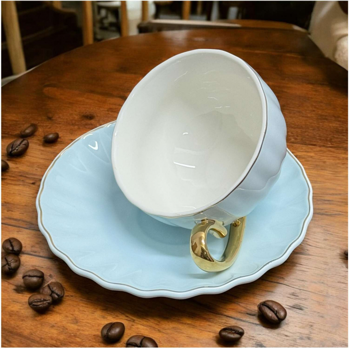 Set Ceasca si Farfurie din portelan, LONDON, 200 ml [7]