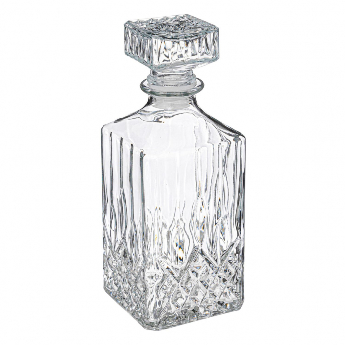Set Whisky Carafa si 2 Pahare in cutie Cadou din Lemn [3]