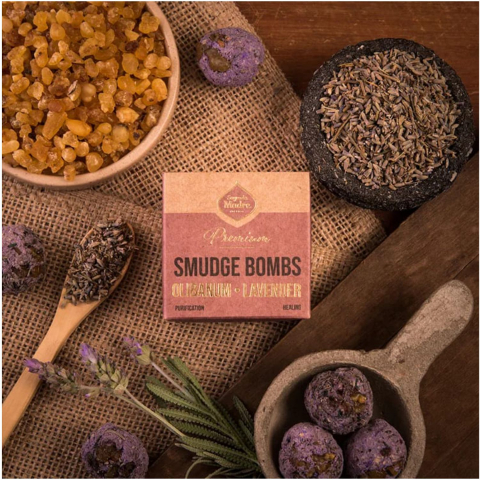 Sfere Fumigene Aromaterapie, Olibanum & Lavender, 65gr [3]