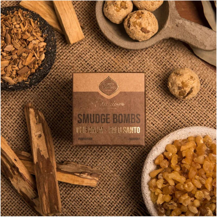 Sfere Fumigene Aromaterapie, Olibanum & Palo Santo, 65gr [4]