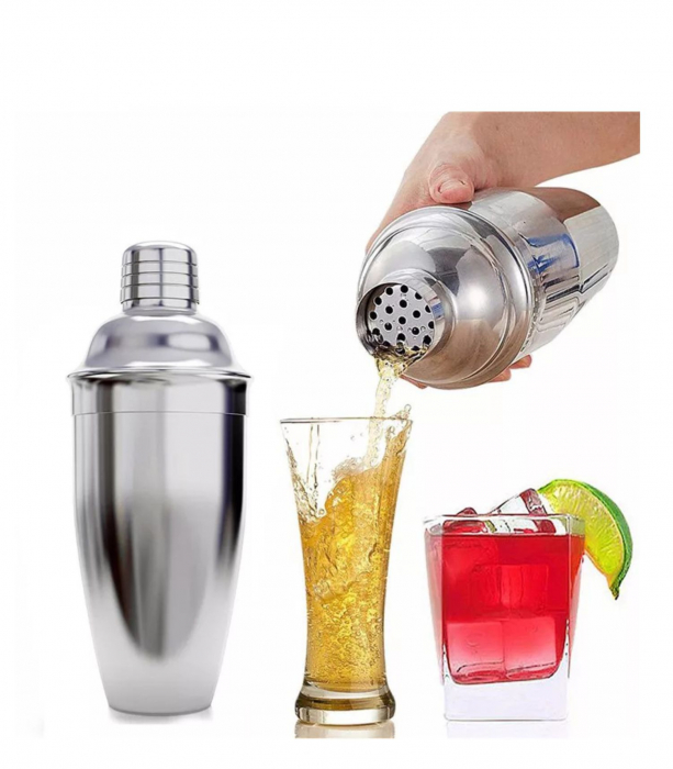 Shaker pentru Cocktail 500 ml, Otel inoxidabil [2]